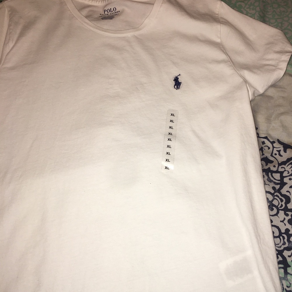 White polo shirt